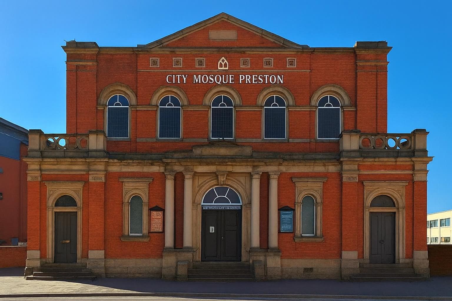 City Mosque Preston exterior (North Road, Preston)